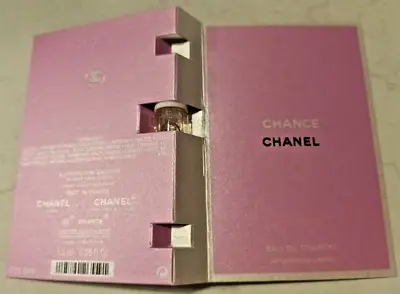 CHANEL CHANCE Eau De Toilette 1.5ml Vial Spray 100% Travel Size Sample Size • $14.95