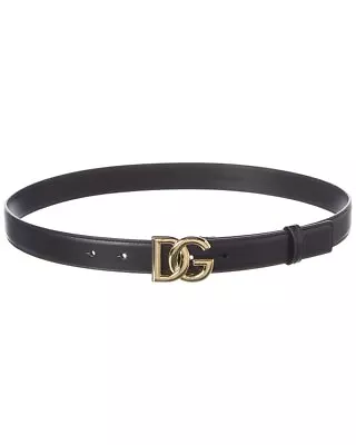 Dolce & Gabbana Dg Logo Leather Belt Women's • £290.74