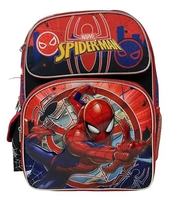 Marvel Spiderman 16  Large School Travel Backpack • £26.98
