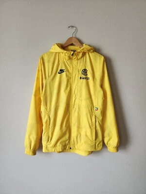 $145 • Buy NIKE Inter Milan PIRELLI Yellow Soccer Football Windbreaker Jacket M MEDIUM