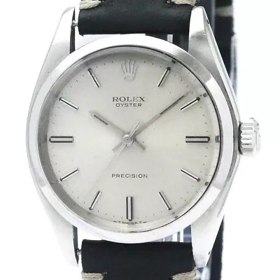 Vintage ROLEX Oyster Precision 6426 Steel Hand-Winding Mens Watch BF569942 • $1706.01