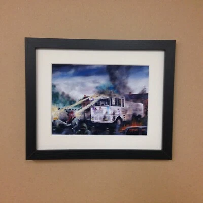 £14 • Buy PSNI Police Service Of Northern Ireland, Water Cannon Framed Print