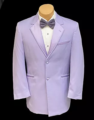 Men's Andrew Fezza Lavender Purple Tuxedo Jacket Retro Spring Wedding Prom 37R • $34.99