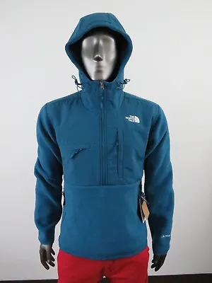 NWT Mens The North Face Denali Anorak Half Zip Heavy Fleece Jacket - Blue • $127.96