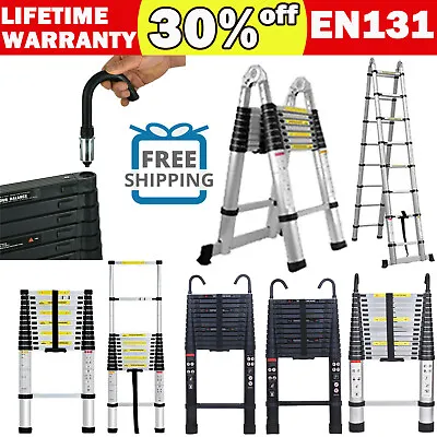 Multi Purpose Aluminum Telescopic Ladder Heavy Duty Folding Extension Step NEW • $81.11