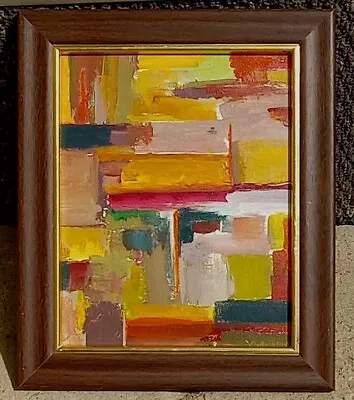 Abstract Expressionist Mid Century Modern Style Painting Modernist • $75