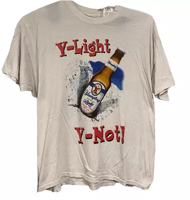 Hanes Yuengling Light Lager Beer Short Sleeve T Shirt Size XXL Pottsville PA • $9.98