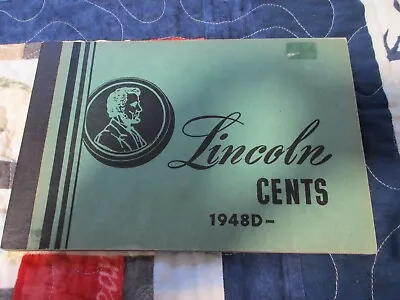 Vintage Meghrig Album Lincoln Cents 1948 To 1972 Complete • $15.99
