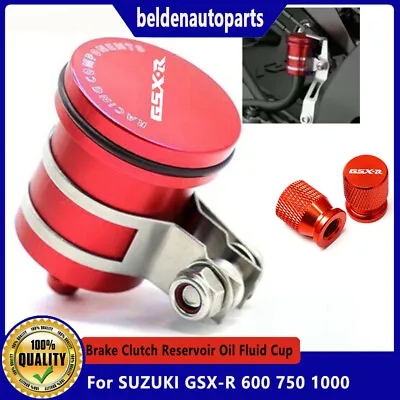 CNC For SUZUKI GSX-R GSXR 600 750 1000 Brake Clutch Reservoir Oil Fluid Cup • $12.08