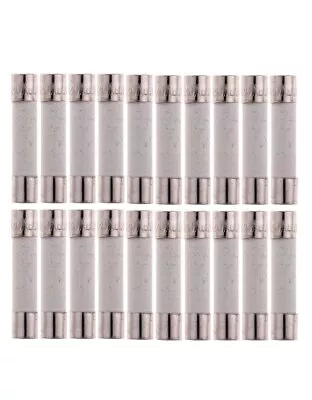 6.3A Microwave Ceramic Slow Blow Fuses 20MM Pack Of 5 10 20 • £4.49