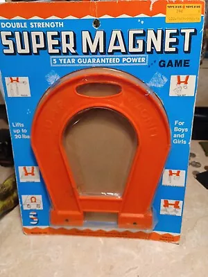 Vintage Smethport Specialty Co. Toy Super Magnet Model No. 296 Original Packagin • $16