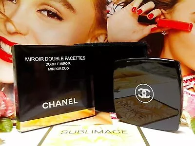 CHANEL Beauty Compact Miroir Double Facettes Mirror Duo Side With BOXED NEW • $35.26