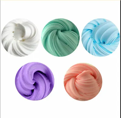 35g Rainbow Moulding Fluffy Floam Putty Plasticine Slime Stress Relief Kids Toy • $5.14