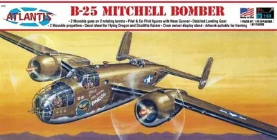 Atlantis Ex Revell H216 1:64th Scale B-25 Mitchell Bomber • £24.99