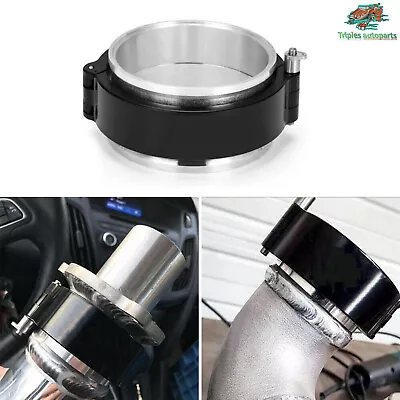 $24.95 • Buy 2.75'' Air Intake Intercooler Pipe Quick Release HD V-Band Clamp + Weld Flange