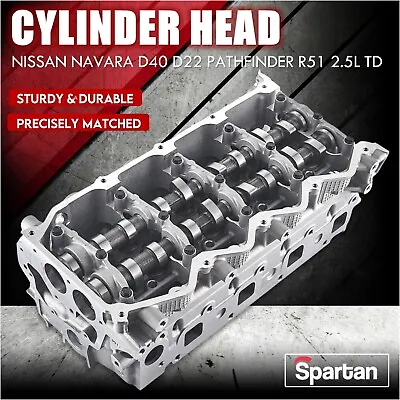 YD25 COMPLETE Cylinder Head Kit For Nissan Navara D40 D22 Pathfinder R51 2.5L TD • $692