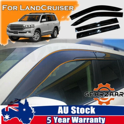 $39.99 • Buy Weather Shields Suitable For LandCruiser 100 105 Series 1998-2007 Window Visor