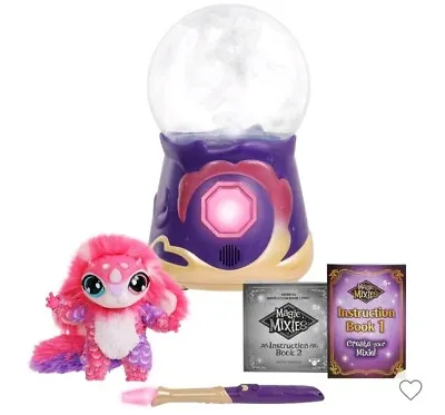 Magic Mixies Magical Misting Crystal Ball With Interactive 8 Inch Pink Plush Toy • $49.99