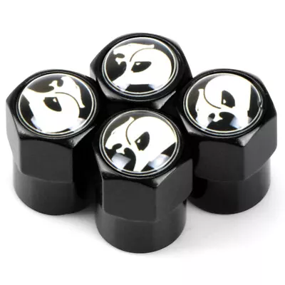 Holden HSV Logo Black Tyre Valve Caps Hexagon Head  • $10.95