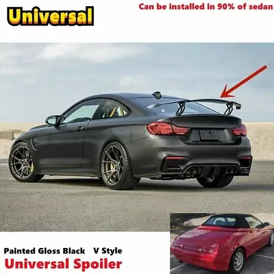 Universal Rear Boot Lip Spoiler Wing V Style FitFor ALFA ROMEO Spider Giulia 159 • $110.99