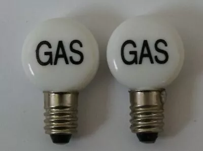 Set Of (2) Replacement Bulbs Globes For Vintage Marx Service Gas Filling Station • $20