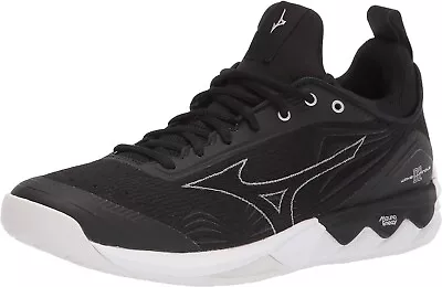 NIB Mizuno Wave Luminous 2 Women's Indoor Volleyball Shoes Black/Silver Size 9US • $45