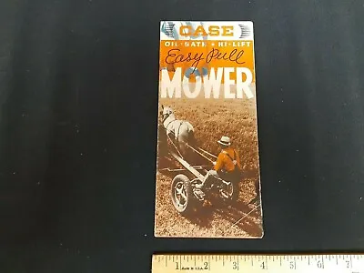 Vintage CASE Horse Drawn And Tractor MOWER Farm Dealer Sales Brochure • $7.27
