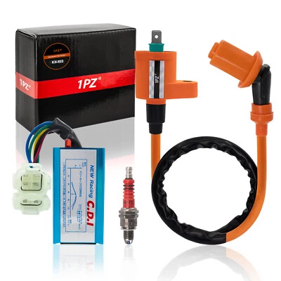$14.95 • Buy Racing No Rev Hyper AC CDI Ignition Coil GY6 Scooter Moped ATV Bike 50cc - 150cc