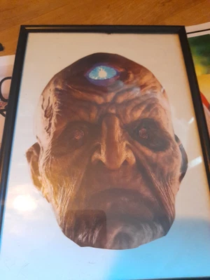 £4.99 • Buy Dr Who Collectable Davros Julian Bleach Paper Mask Mounted On Paper .
