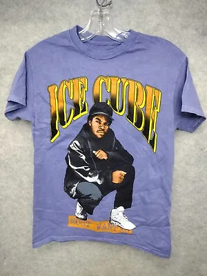 Ice Cube Purple Small ~Vintage Style Hip Hop Rock Tshirt Distressed Dyed 80s 90s • $12.99