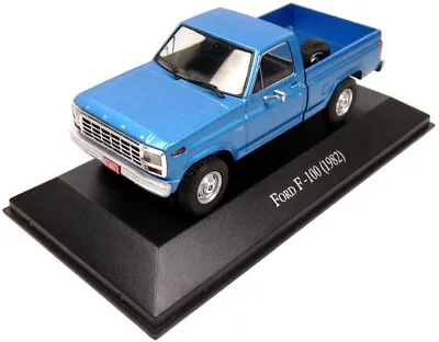 Ford F100 Pickup 1982 Blue 1:43 Scale Diecast Model (MQ15) • $36.18