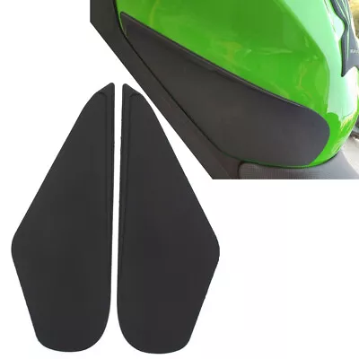 Gas Tank Pad Traction Side Pad Grip Decal Stickers Fit Kawasaki Ninja 400 17-23 • £13.63