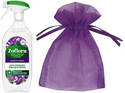 £6.90 • Buy Zoflora Multi-Purpose Disinfectan Midnight Blooms,Spray 800ml+ Organza Bag