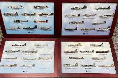 Atlas Editions Pin Badge Enamel WWII Aircraft Planes 39 TO CHOOSE FROM • £7.99