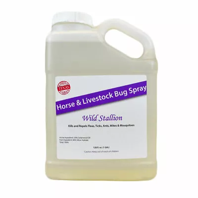 $134.95 • Buy Cedar Oil Spray For Horses - All Natural Fly & Insect Relief Solution - Gallon