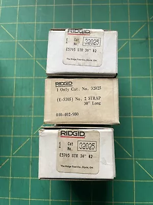 Lot Of 3 - RIDGID 32025 30  Replacement Strap For RIDGID Strap Wrench E-5705 • $49.99