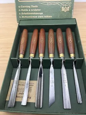 Vintage Marples M60A 6 Piece Wood Carving Chisel Set Wood Sculpture Chisel • $249