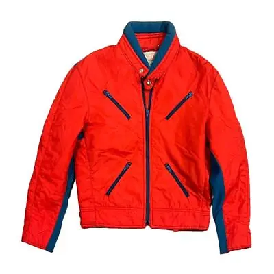 VTG 60s/70s Skyr Nylon Retro Ski Skiing Snowboard Winter Jacket Coat M • $0.66