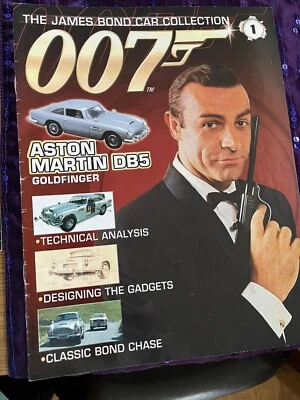£0.99 • Buy #1 The James Bond Car Collection Aston Martin DB5 Goldfinger- Car And Magazine