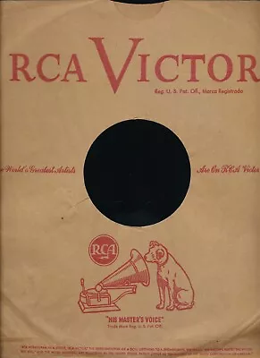 78 RPM Company Logo Sleeves- POST-WAR-RCA VICTOR- 12 Inch • $12