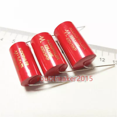 Audiophiler Axial MKP HIFI  Audio Capacitor 400V 1/ 1.5/2.2/3.3/4.7/6.8/8.2/10UF • $5.98