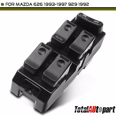 New Power Window Switch For Mazda 626 1993-1997 929 1992-1995 Front Left L4 2.0L • $18.69