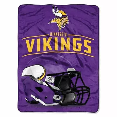 The Northwest Company NFL Minnesota Vikings Franchise Micro Raschel Throw... • $22.99