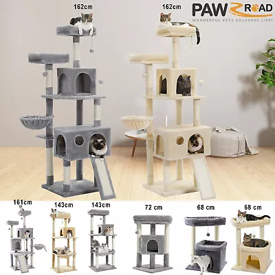 PAWZ Road Cat Tree Scratching Post Scratcher Tower Condo House Bed Furniture Bed • $59.99