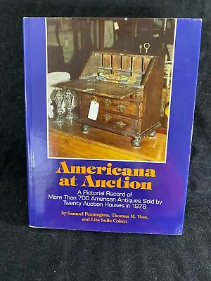 Americana At Auction- 1979-PenningtonVoss-HC/DJ-GREAT PIX & PRICES- SALE • $12.50