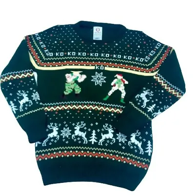 $39.99 • Buy Numskull Street Fighter Christmas Sweater Guile Vs Cammy UK XS 