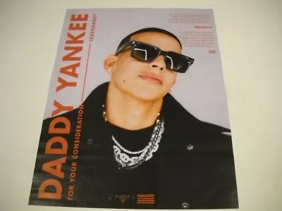 DADDY YANKEE For Your Consideration LEGENDADDY Hype Quotes 2022 Promo Poster Ad • $9.95