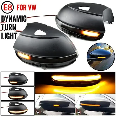 Dynamic LED Turn Signal Light Side Mirror Blinker Indicator For VW B7 Beetle MK6 • $23.74