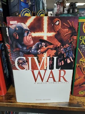 Civil War HC - Main Series - Marvel Millar McNiven Iron Man Captain America 1 7 • $39.99