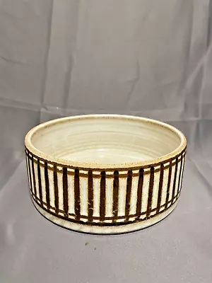 £28 • Buy Kingwood Studio Pottery Drum Bowl Roy Saywell Grayshott Link MCM Fruit